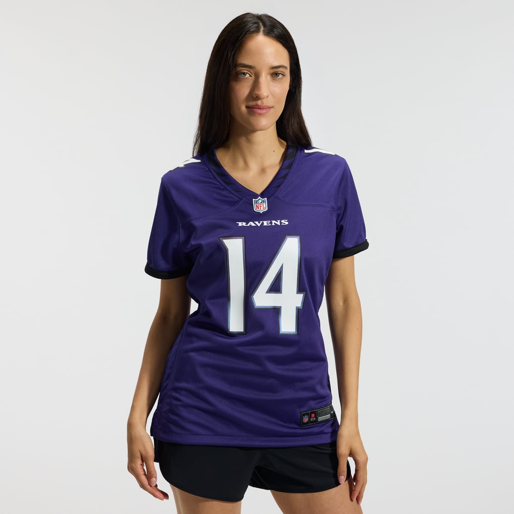 Women's Baltimore Ravens Kyle Hamilton Nike Purple Team Game Jersey