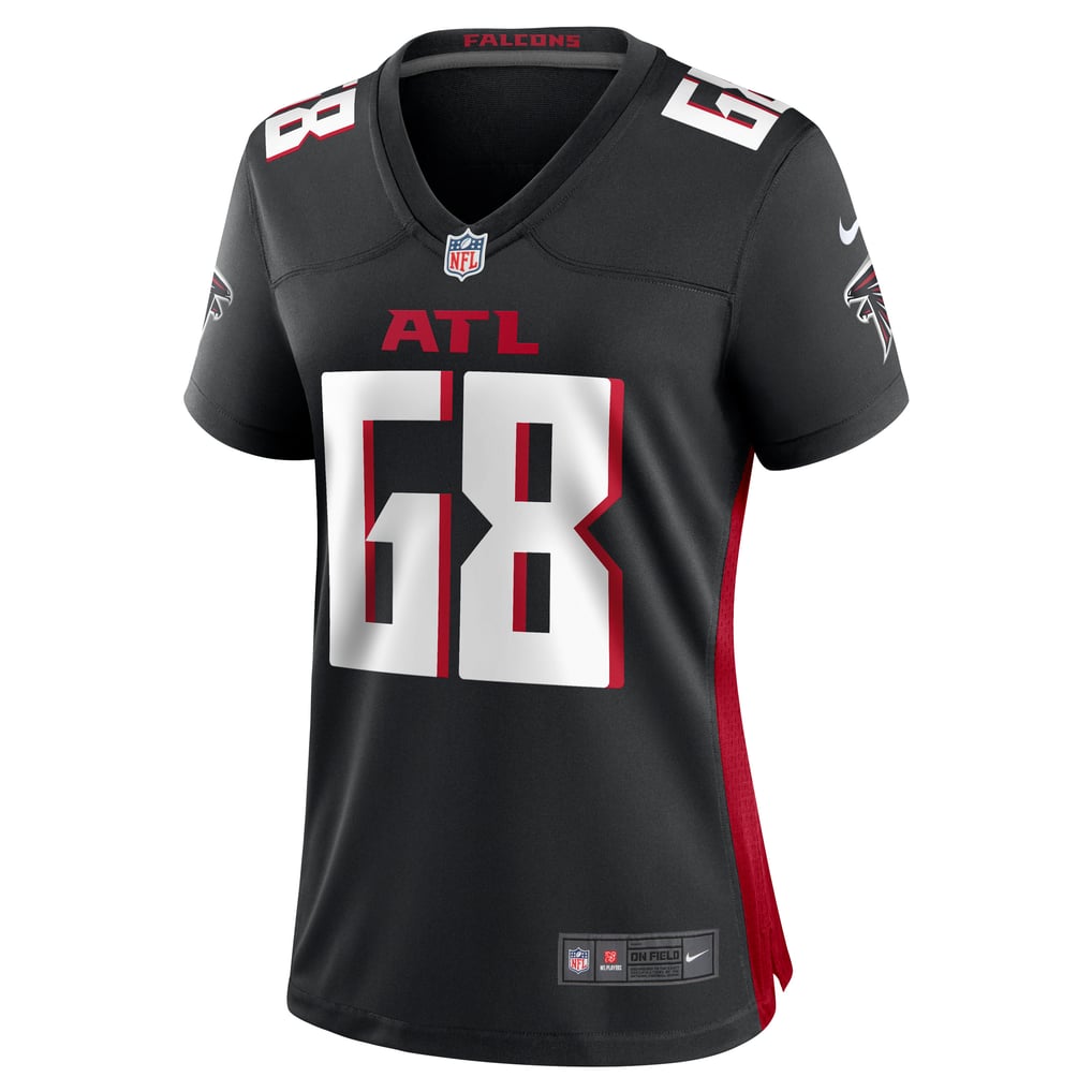 Women's Atlanta Falcons Kyle Hinton Nike Black Team Game Jersey