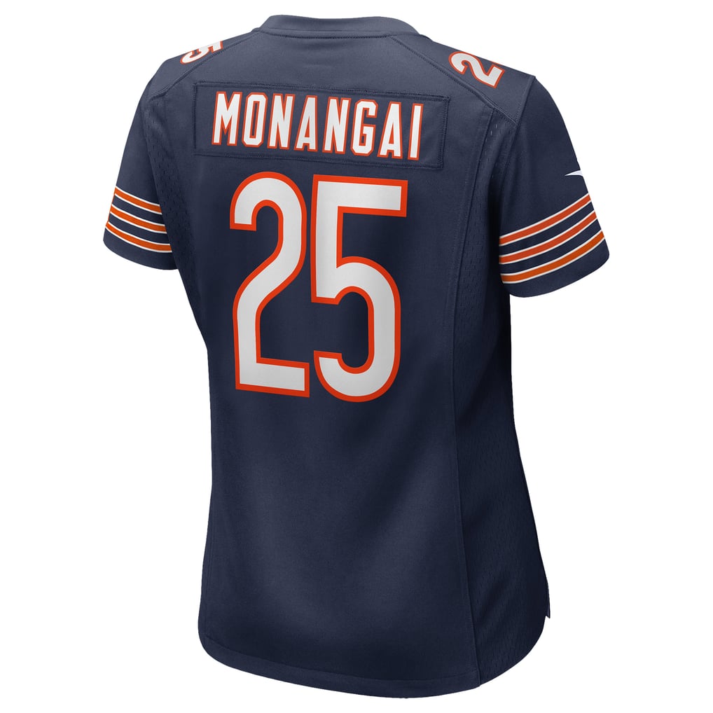 Women's Chicago Bears Kyle Monangai Nike Navy Team Game Jersey - Image 4