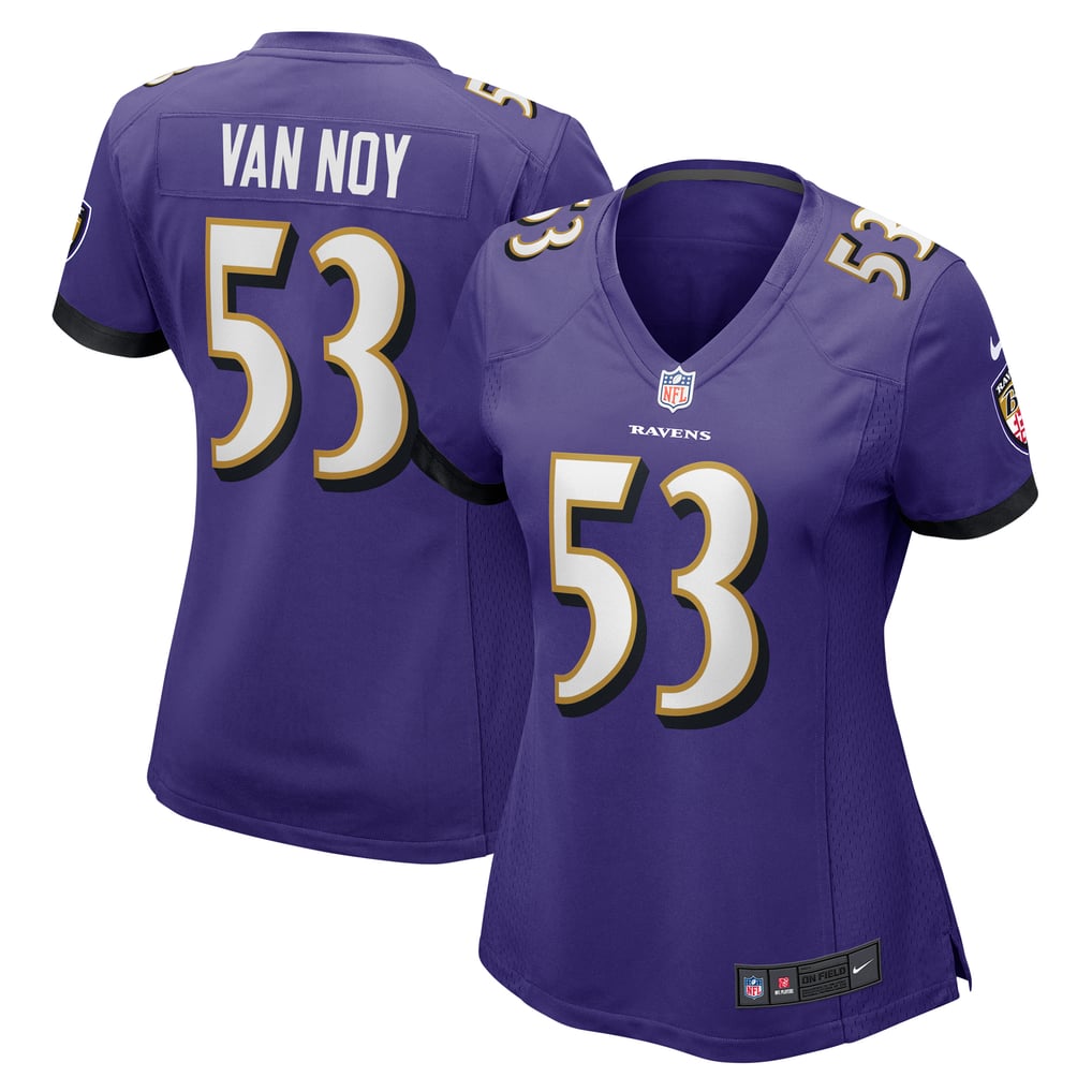 Women's Baltimore Ravens Kyle Van Noy Nike Purple Game Jersey