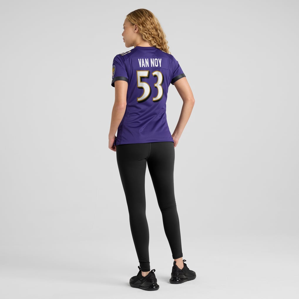 Women's Baltimore Ravens Kyle Van Noy Nike Purple Game Jersey
