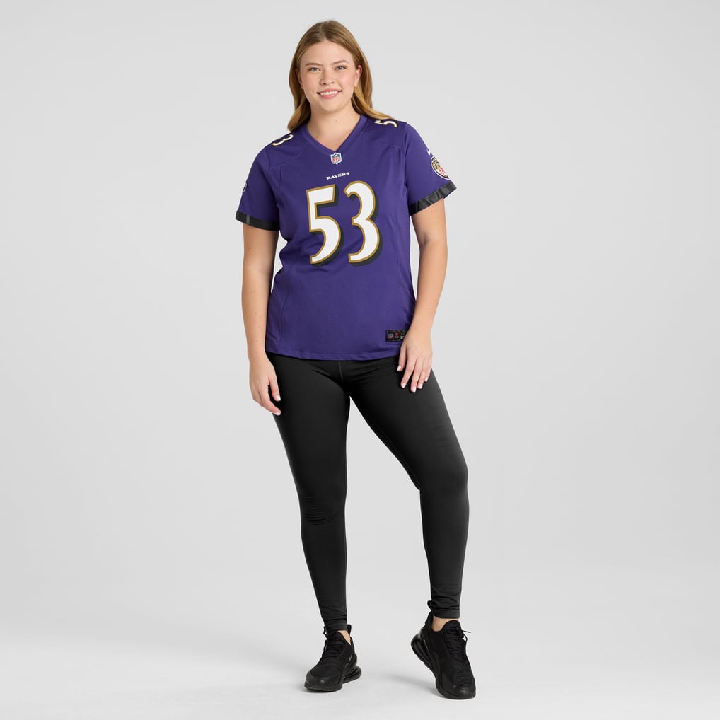 Women's Baltimore Ravens Kyle Van Noy Nike Purple Game Jersey