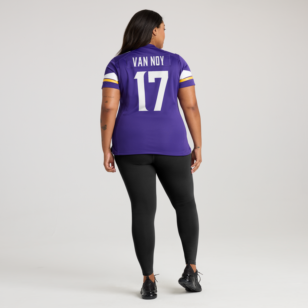 Women's Minnesota Vikings Kyle Van Noy Nike Purple Team Game Jersey - Image 6