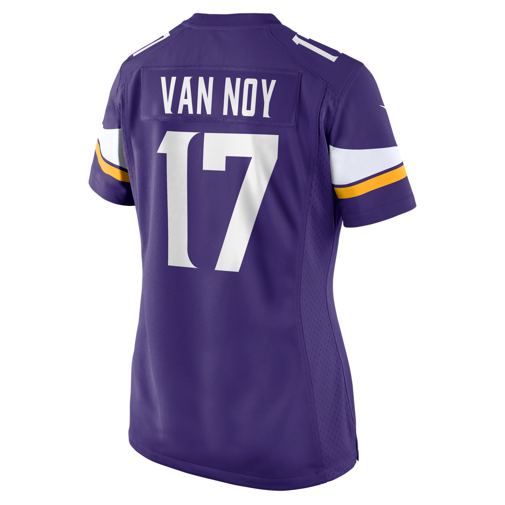 Women's Minnesota Vikings Kyle Van Noy Nike Purple Team Game Jersey - Image 8