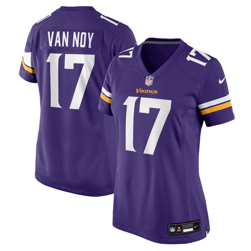 Women's Minnesota Vikings Kyle Van Noy Nike Purple Team Game Jersey - Image 1