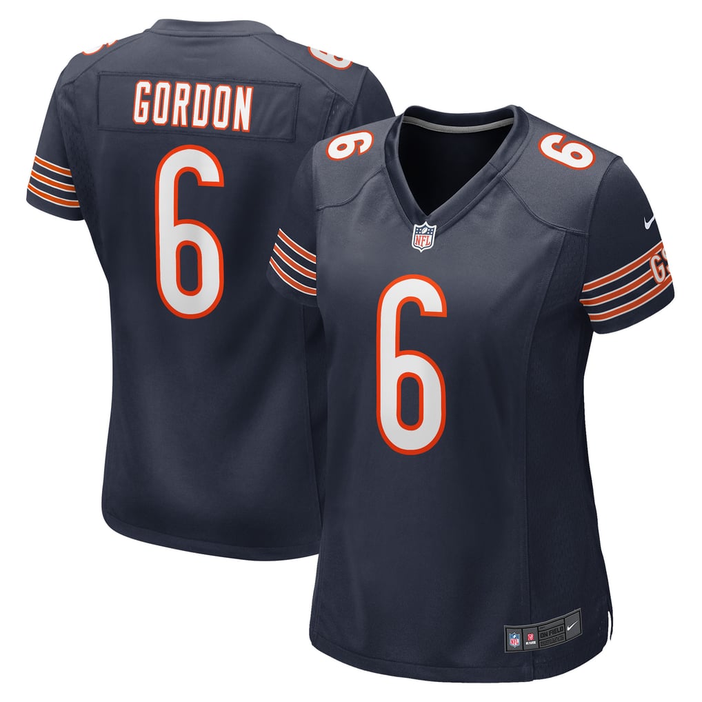 Women's Chicago Bears Kyler Gordon Nike Navy Game Player Jersey - Image 2