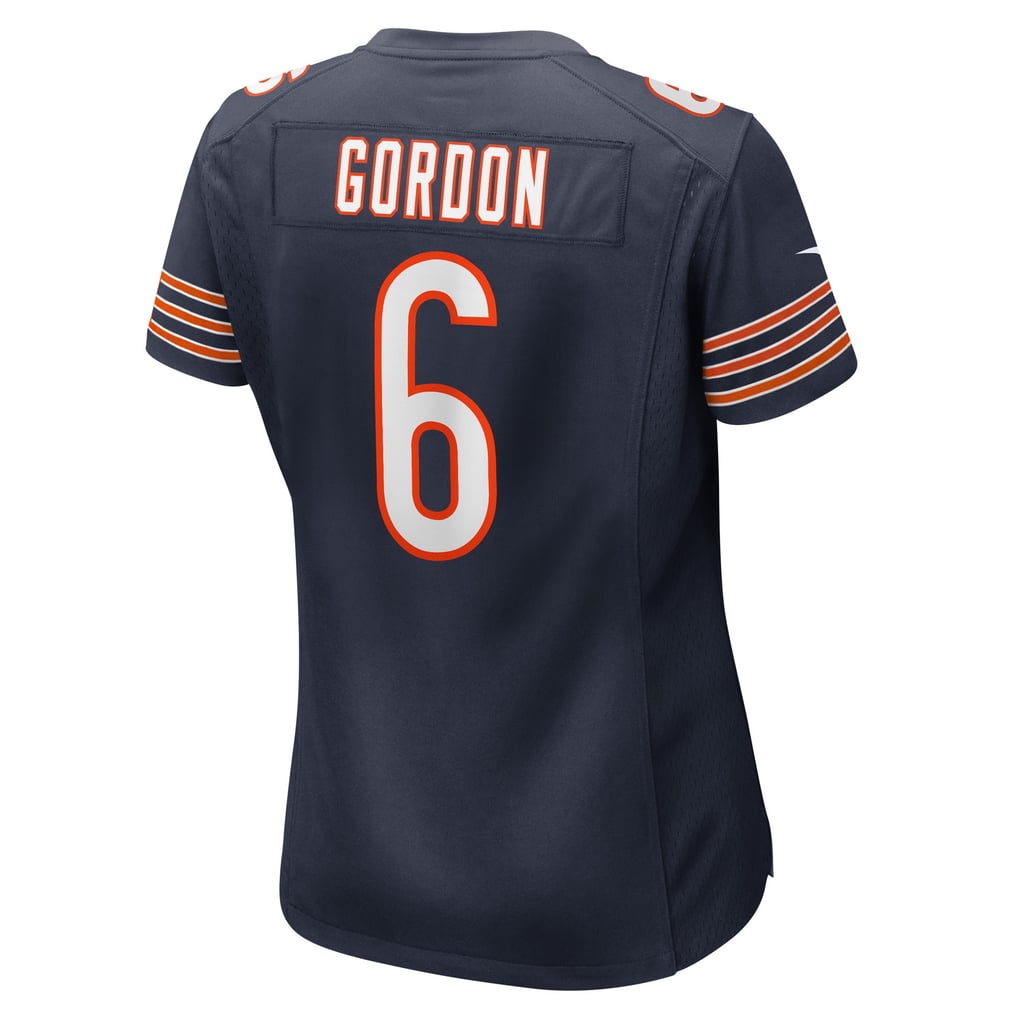 Women's Chicago Bears Kyler Gordon Nike Navy Game Player Jersey - Image 4