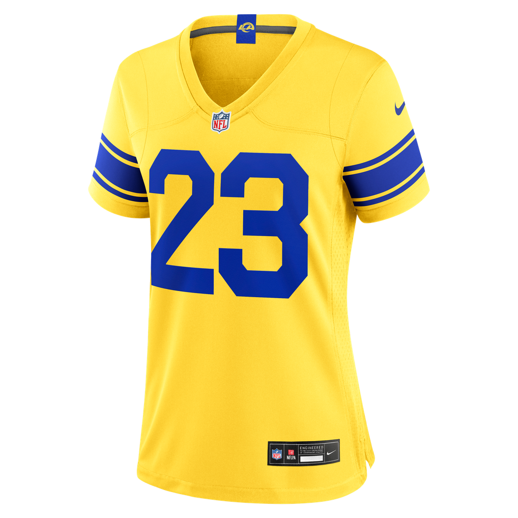 Women's Los Angeles Rams Kyren Williams Nike Classic Sol Game Jersey - Image 3