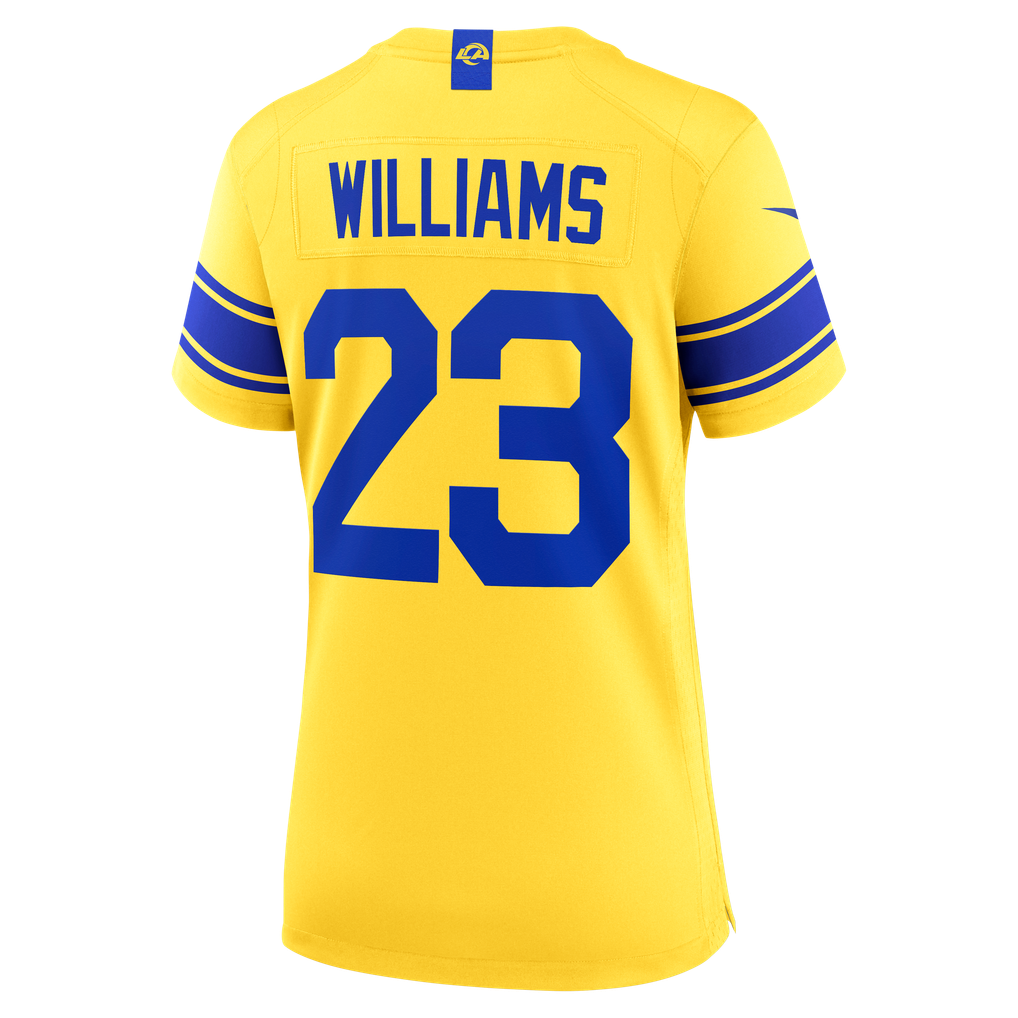 Women's Los Angeles Rams Kyren Williams Nike Classic Sol Game Jersey - Image 4