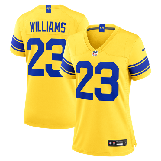Women's Los Angeles Rams Kyren Williams Nike Classic Sol Game Jersey - Image 1