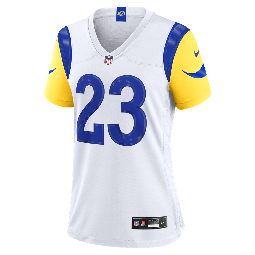 Women's Los Angeles Rams Kyren Williams Nike White Game Jersey - Image 3