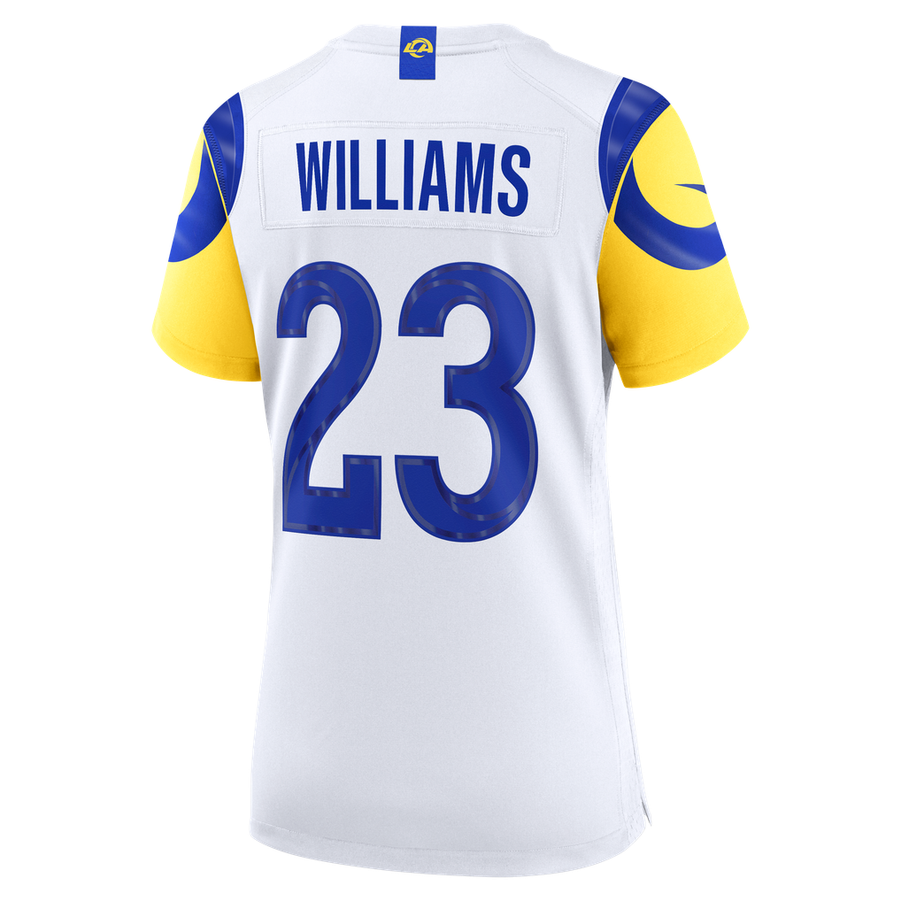 Women's Los Angeles Rams Kyren Williams Nike White Game Jersey - Image 4