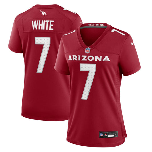 Women's Arizona Cardinals Kyzir White Nike  Cardinal Team Game Jersey - Image 1