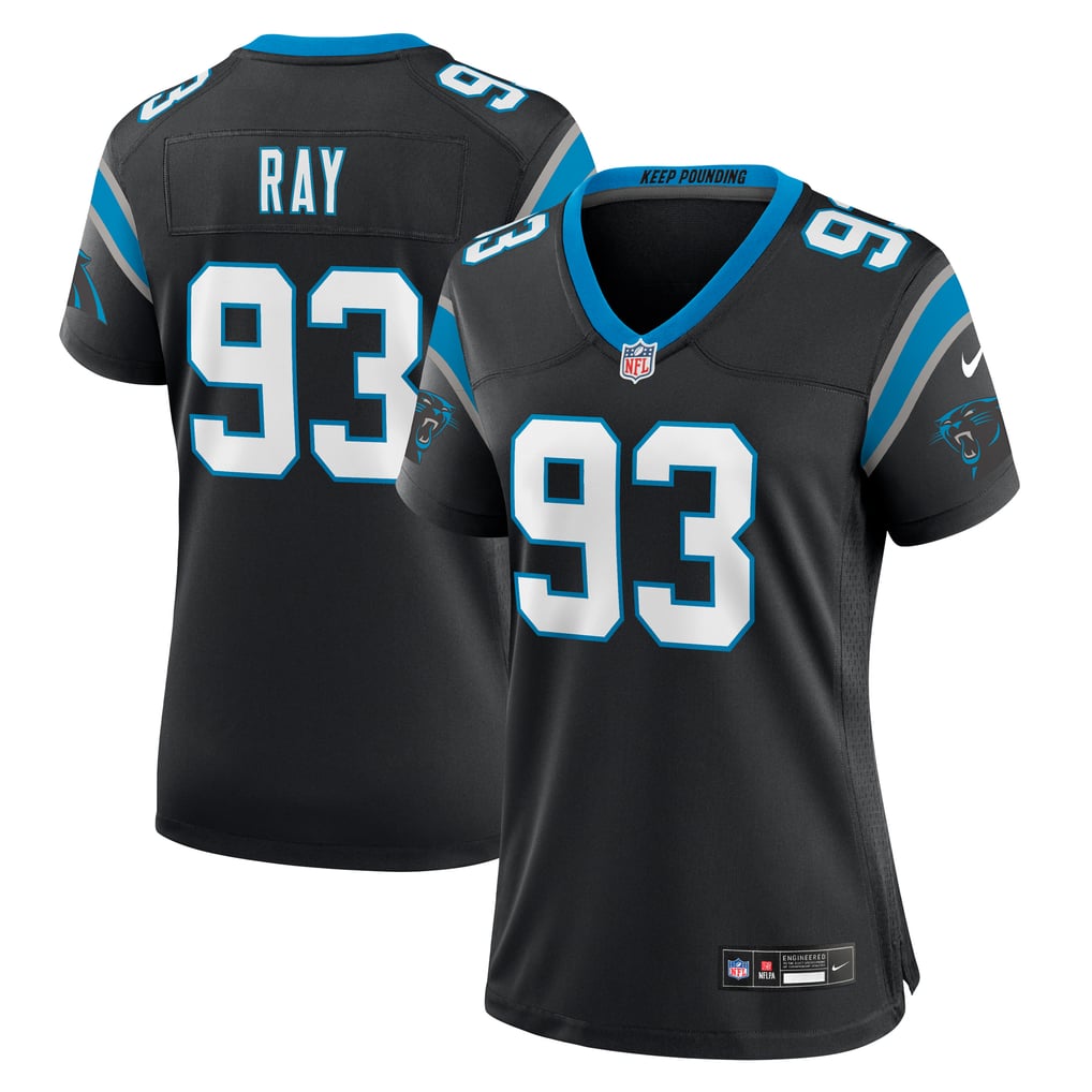 Women's Carolina Panthers LaBryan Ray Nike Black Team Game Jersey - Image 1
