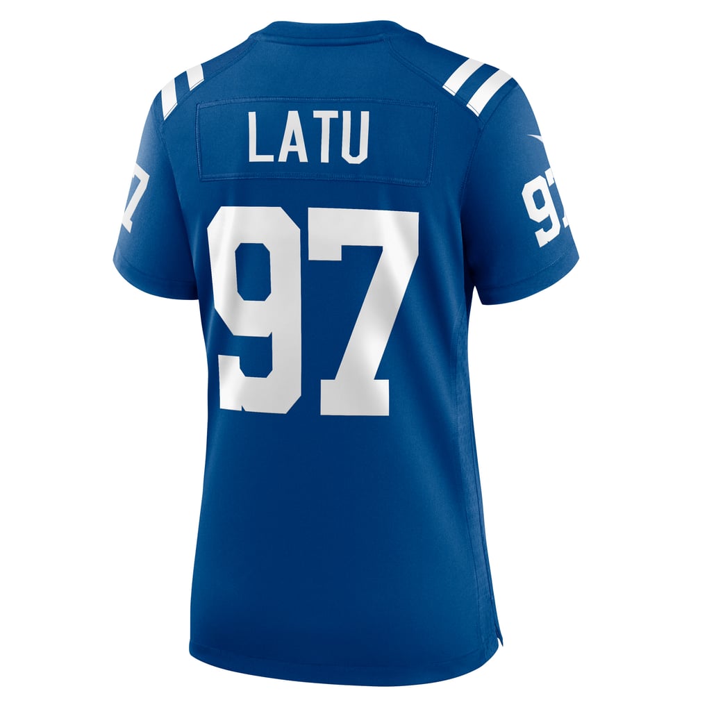 Women's Indianapolis Colts Laiatu Latu Nike  Royal Game Jersey - Image 4
