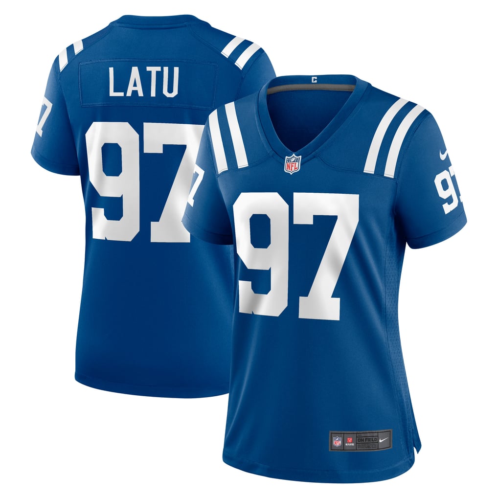Women's Indianapolis Colts Laiatu Latu Nike  Royal Game Jersey - Image 1