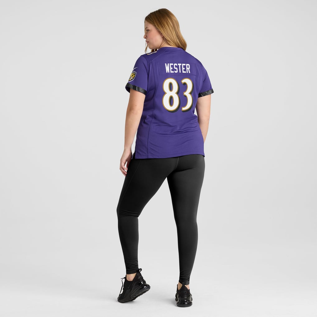 Women's Baltimore Ravens LaJohntay Wester Nike Purple Team Game Jersey