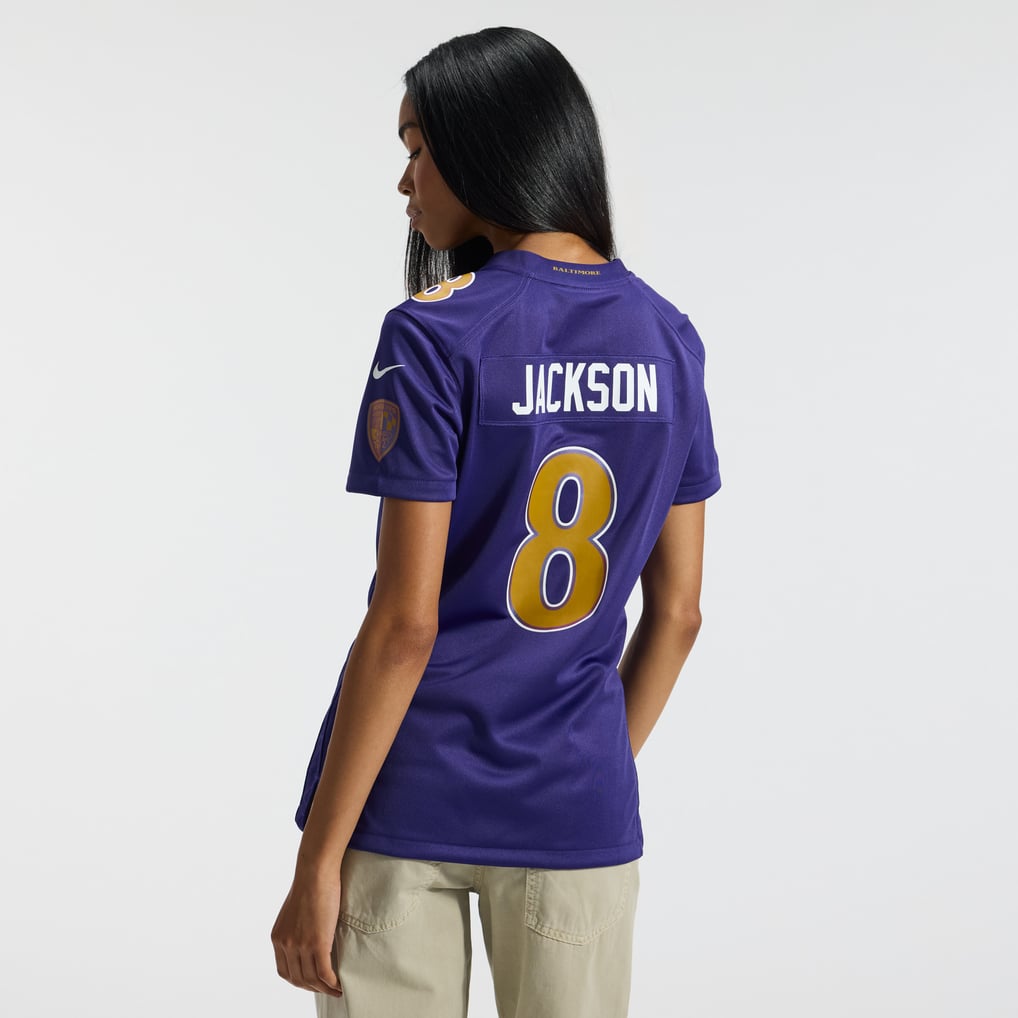 Women's Baltimore Ravens Lamar Jackson Nike Purple Alternate Game Jersey