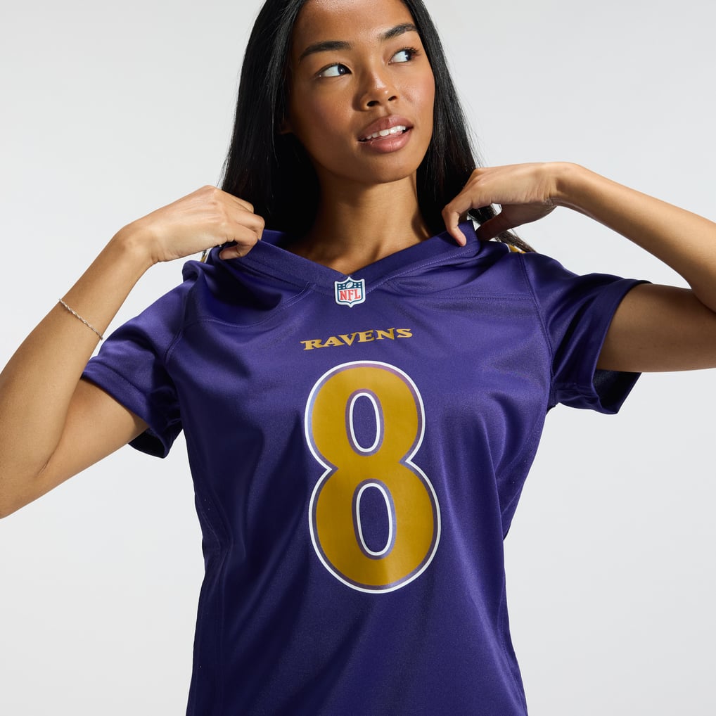 Women's Baltimore Ravens Lamar Jackson Nike Purple Alternate Game Jersey