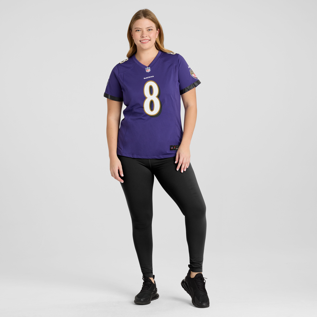 Women's Nike Lamar Jackson Purple Baltimore Ravens Game Jersey