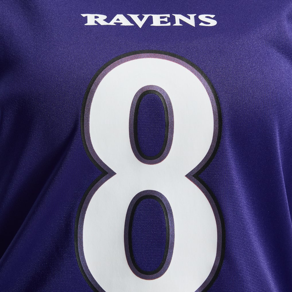 Women's Baltimore Ravens Lamar Jackson Nike Purple Team Game Jersey