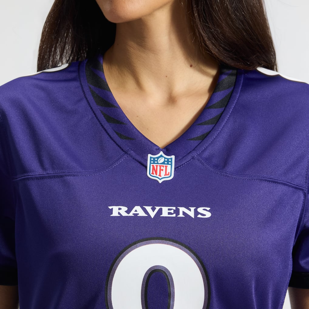 Women's Baltimore Ravens Lamar Jackson Nike Purple Team Game Jersey