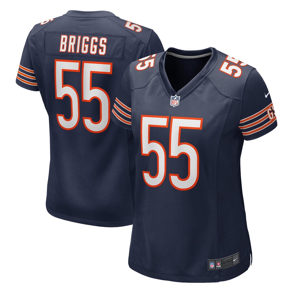 Women's Chicago Bears Lance Briggs Nike Navy Game Retired Player Jersey - Image 2