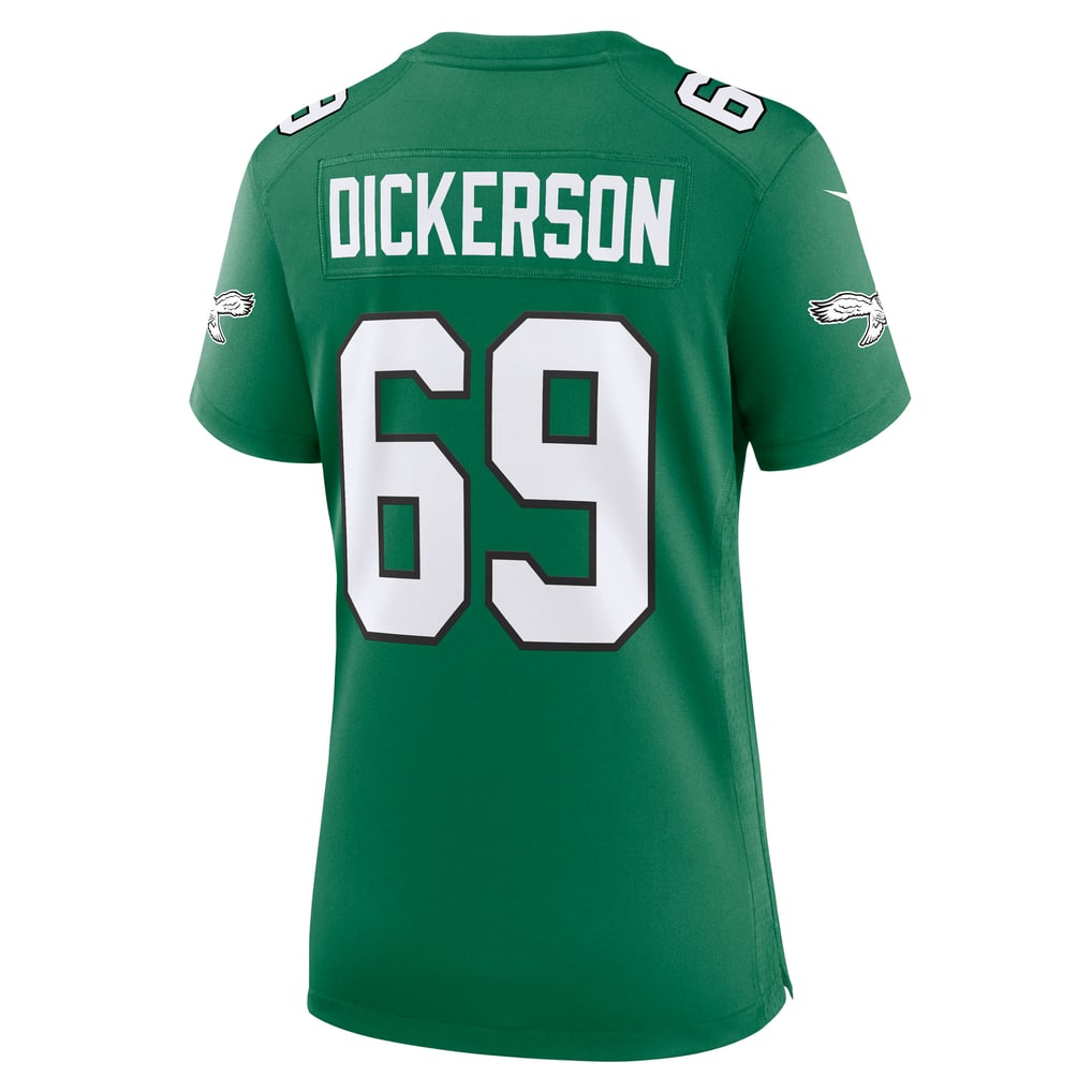 Women's Philadelphia Eagles Landon Dickerson Nike Kelly Green Alternate Game Jersey - Image 4