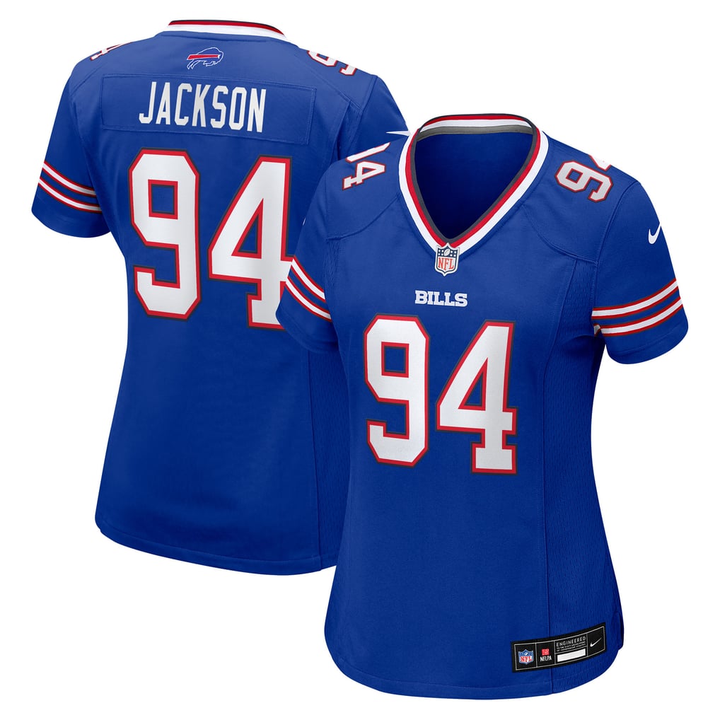 Women's Buffalo Bills Landon Jackson Nike  Royal Team Game Jersey - Image 2