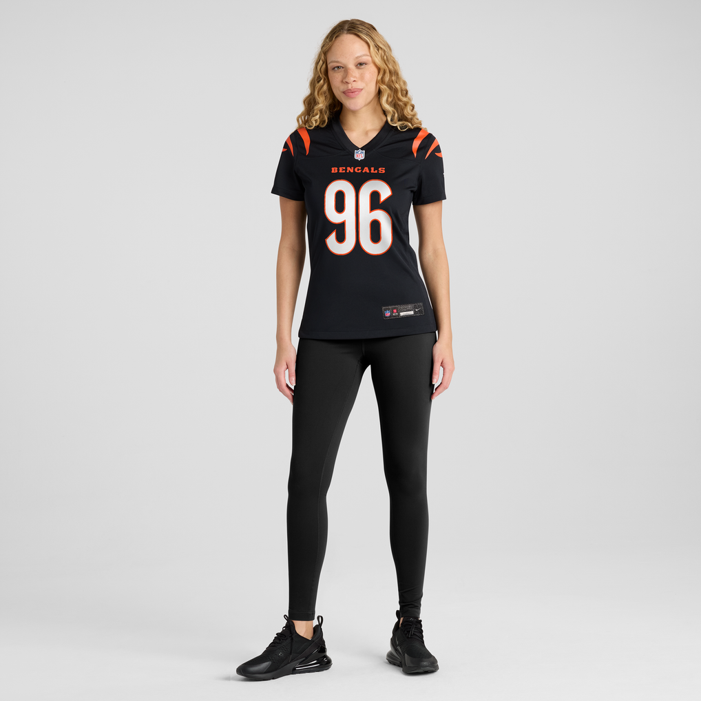 Women's Cincinnati Bengals Landon Robinson Nike Black Team Game Jersey - Image 3