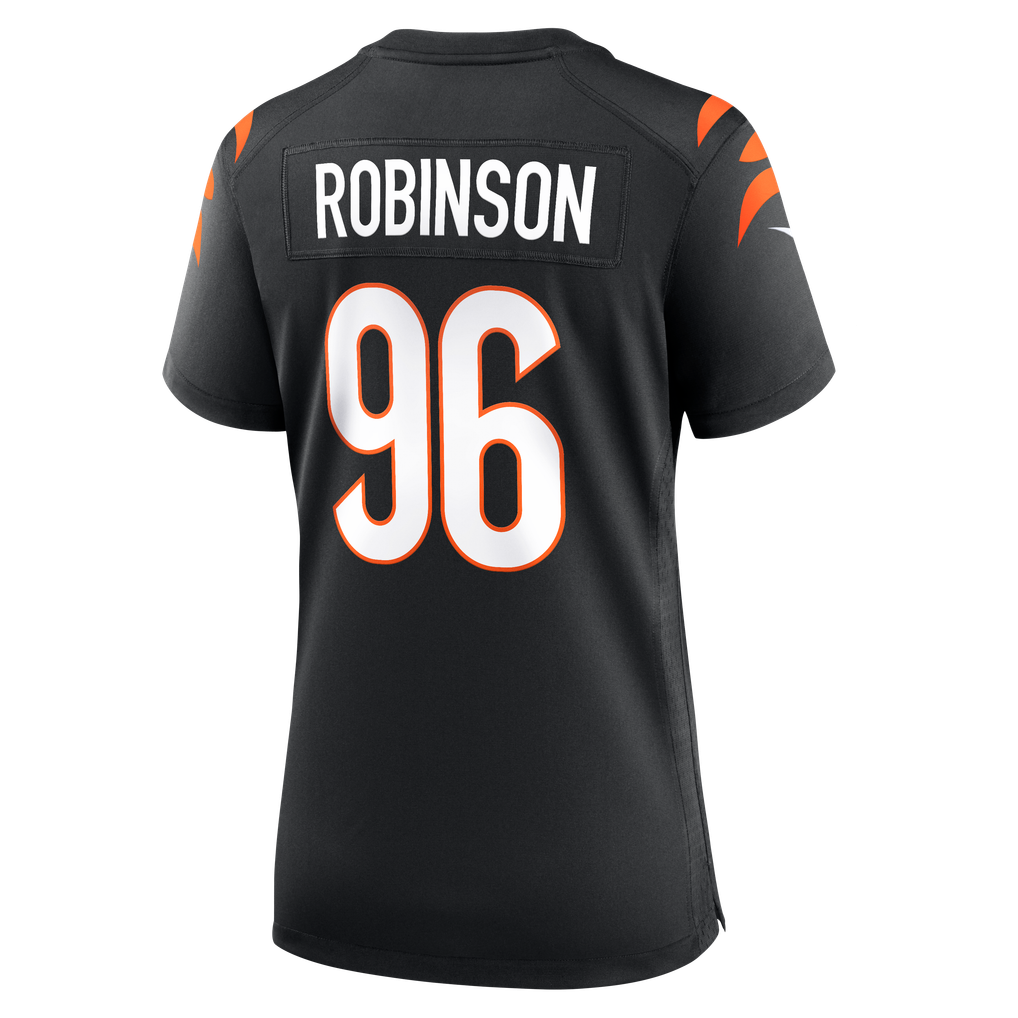 Women's Cincinnati Bengals Landon Robinson Nike Black Team Game Jersey - Image 8