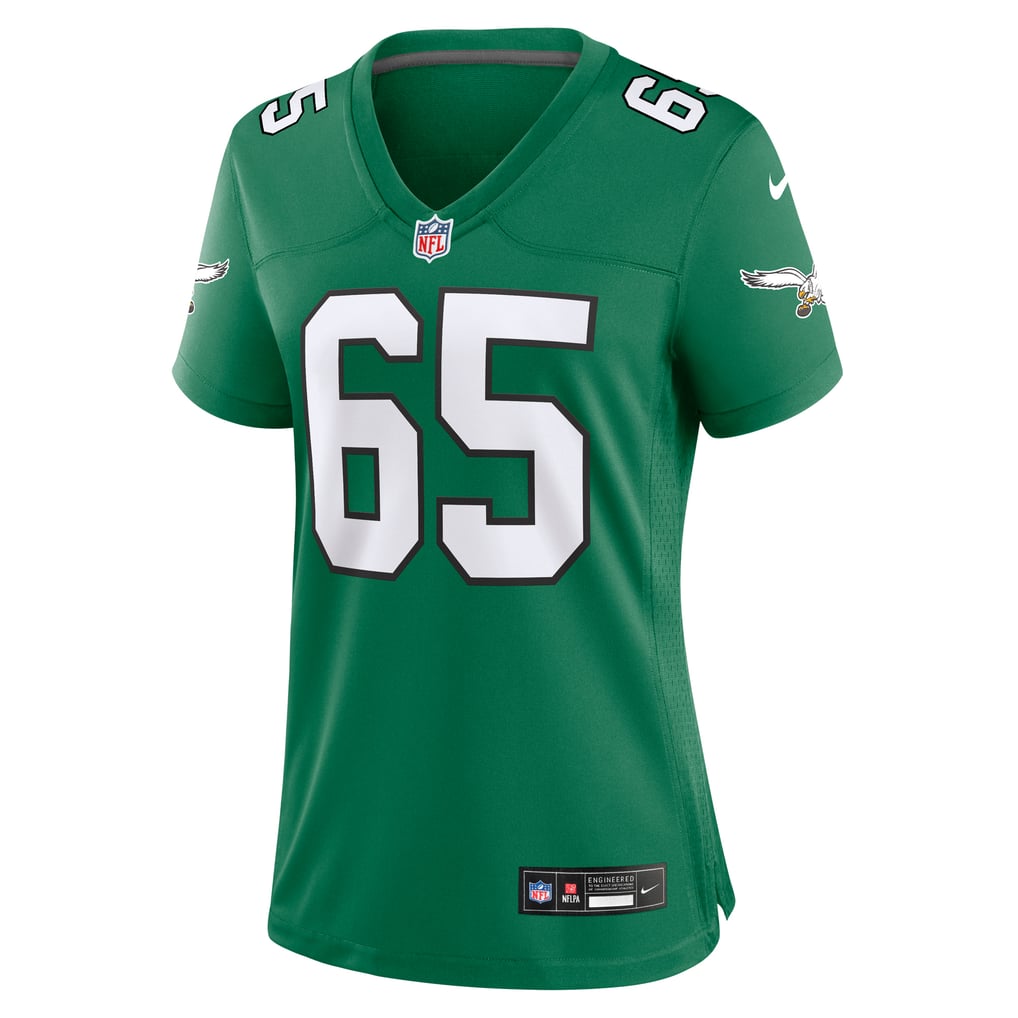 Women's Philadelphia Eagles Lane Johnson Nike Kelly Green Alternate Game Jersey - Image 3