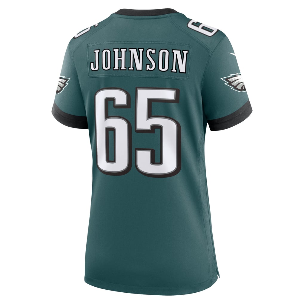 Women's Philadelphia Eagles Lane Johnson Nike  Midnight Green Team Game Jersey - Image 4