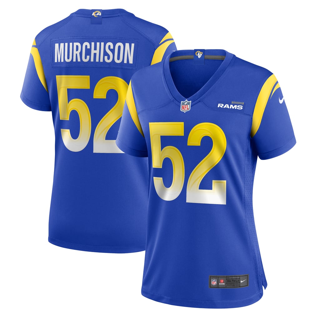 Women's Los Angeles Rams Larrell Murchison Nike  Royal Team Game Jersey - Image 2