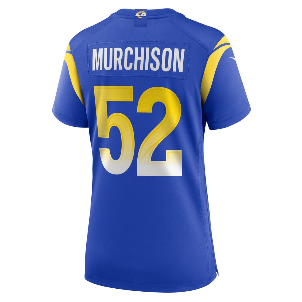 Women's Los Angeles Rams Larrell Murchison Nike  Royal Team Game Jersey - Image 4