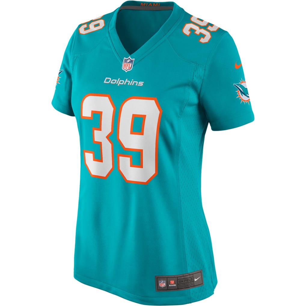 Women's Miami Dolphins Larry Csonka Nike Aqua Game Retired Player Jersey - Image 3