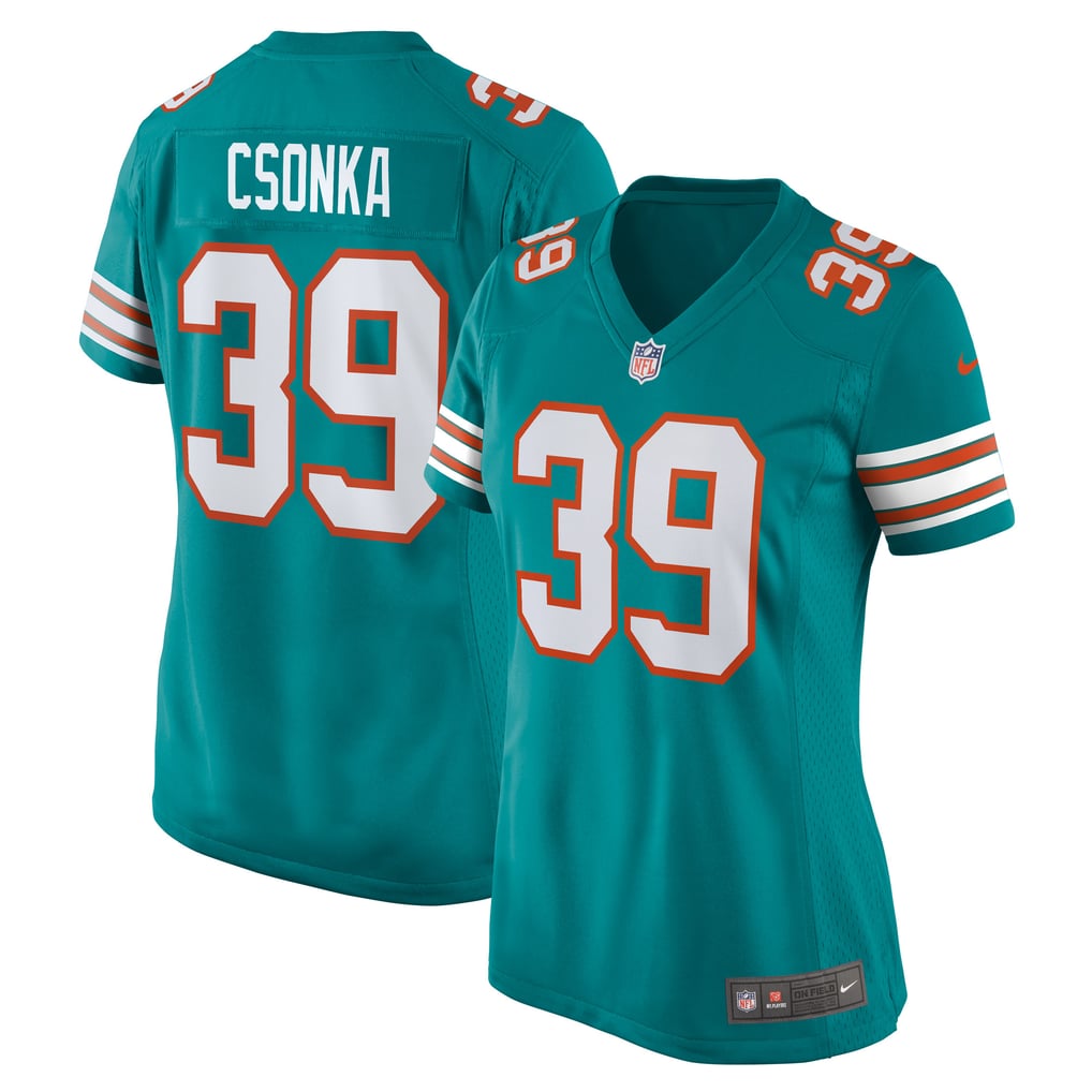 Women's Miami Dolphins Larry Csonka Nike Aqua Retired Player Jersey - Image 2
