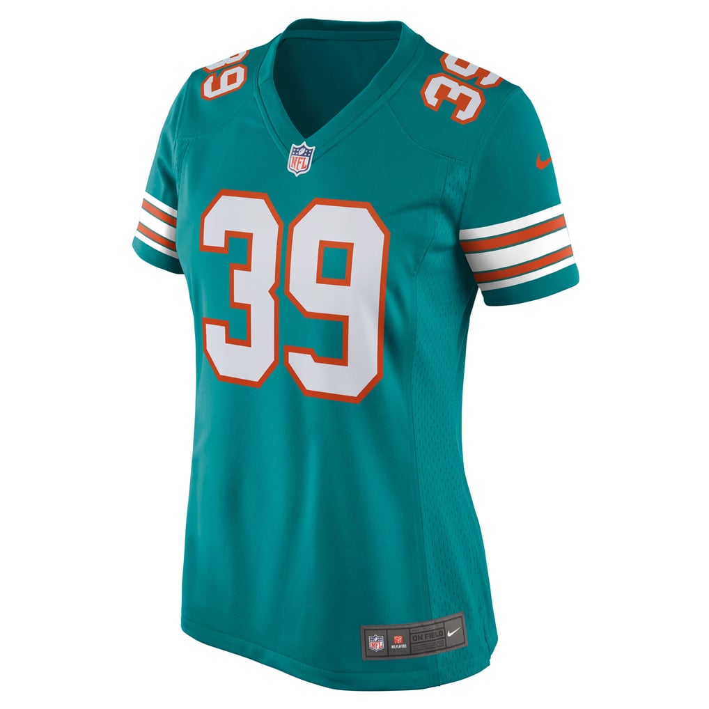 Women's Miami Dolphins Larry Csonka Nike Aqua Retired Player Jersey - Image 3