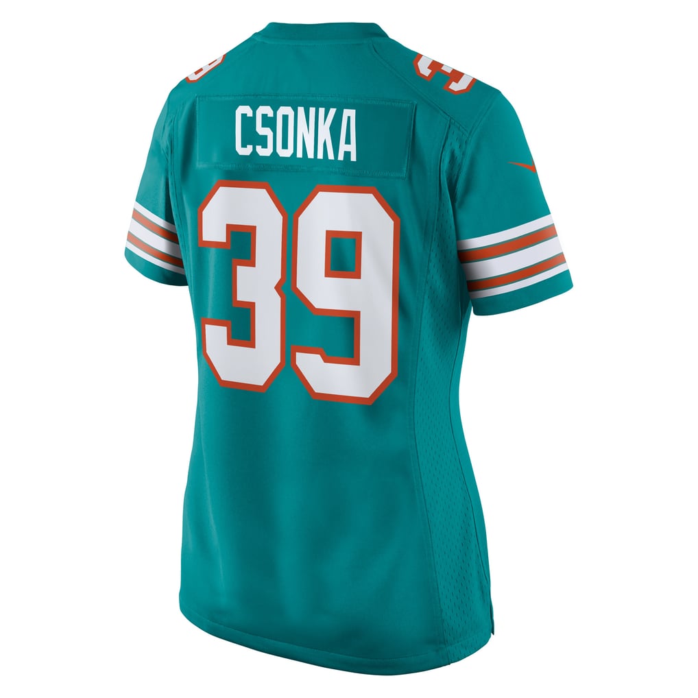Women's Miami Dolphins Larry Csonka Nike Aqua Retired Player Jersey - Image 4