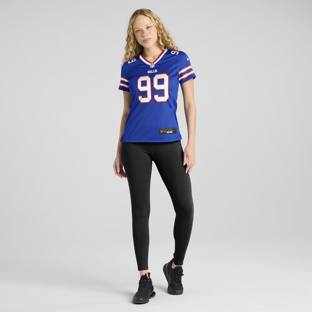Women's Buffalo Bills Larry Ogunjobi Nike  Royal Team Game Jersey - Image 5