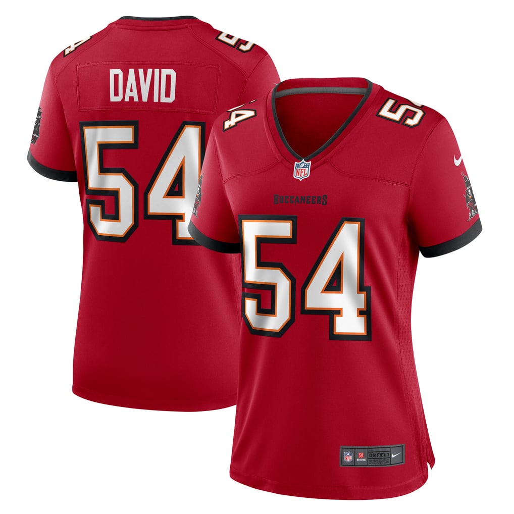 Women's Tampa Bay Buccaneers Lavonte David Nike  Red Team Game Jersey - Image 1