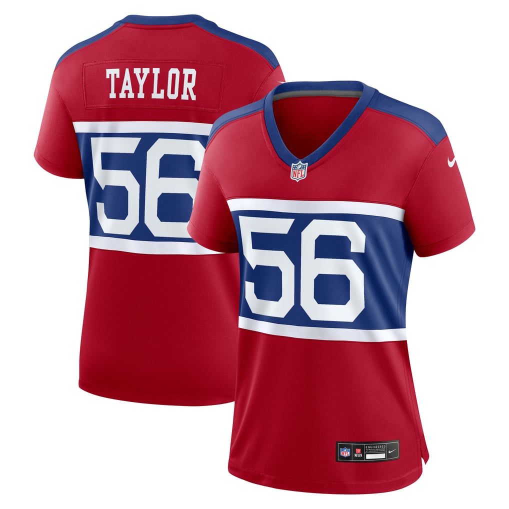 Women's New York Giants Lawrence Taylor Nike Century Red Alternate Retired Player Game Jersey - Image 1