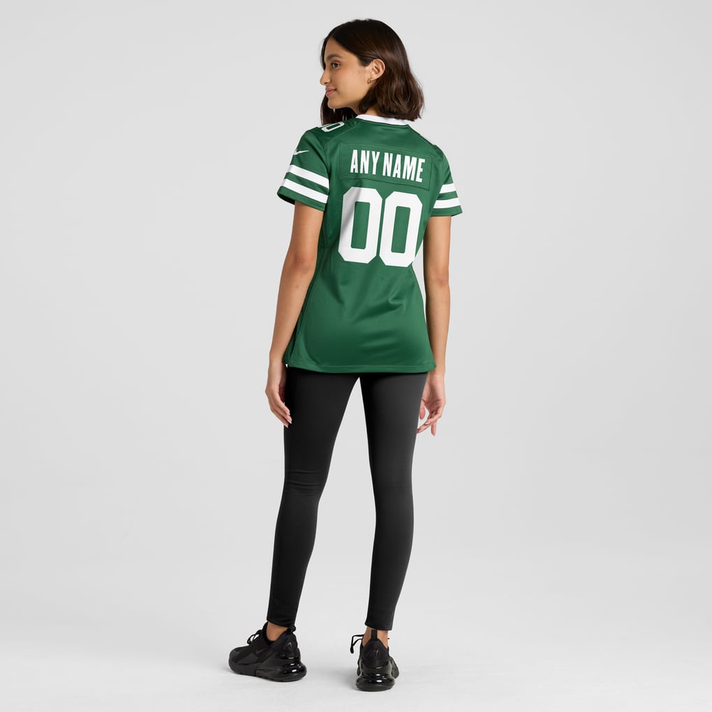 Women's New York Jets  Nike Legacy Green Custom Game Jersey - Image 6