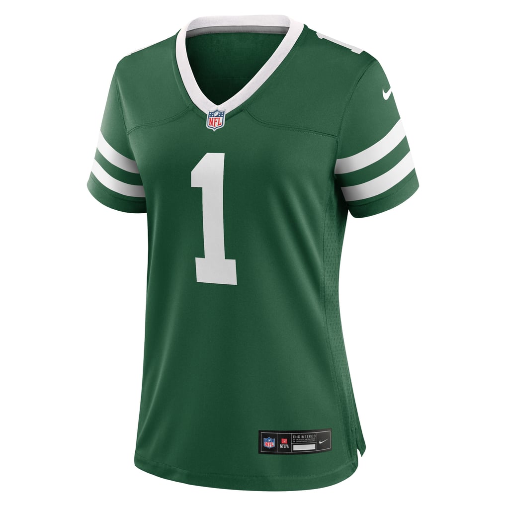 Women's New York Jets  Nike Legacy Green #1 Mom Game Jersey - Image 3