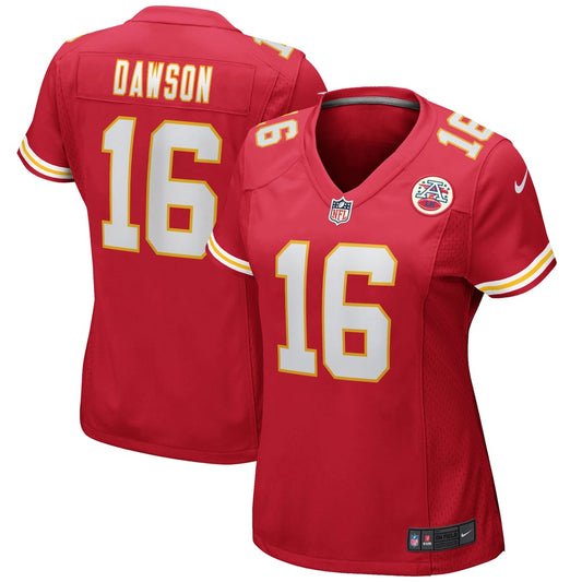 Women's Kansas City Chiefs Len Dawson Nike Red Game Retired Player Jersey - Image 1