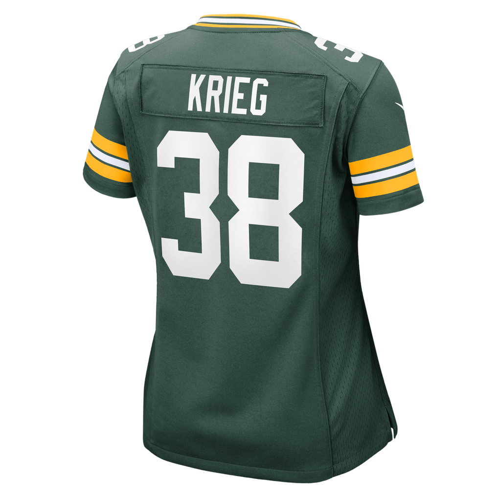 Women's Green Bay Packers Lenny Krieg Nike Green Team Game Jersey - Image 6