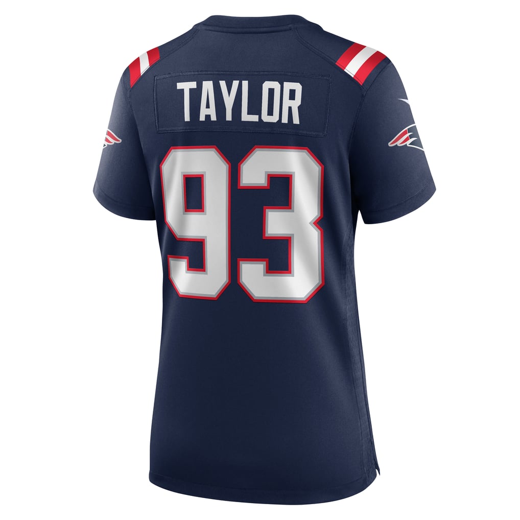 Women's New England Patriots Leonard Taylor Nike Navy Team Game Jersey - Image 8