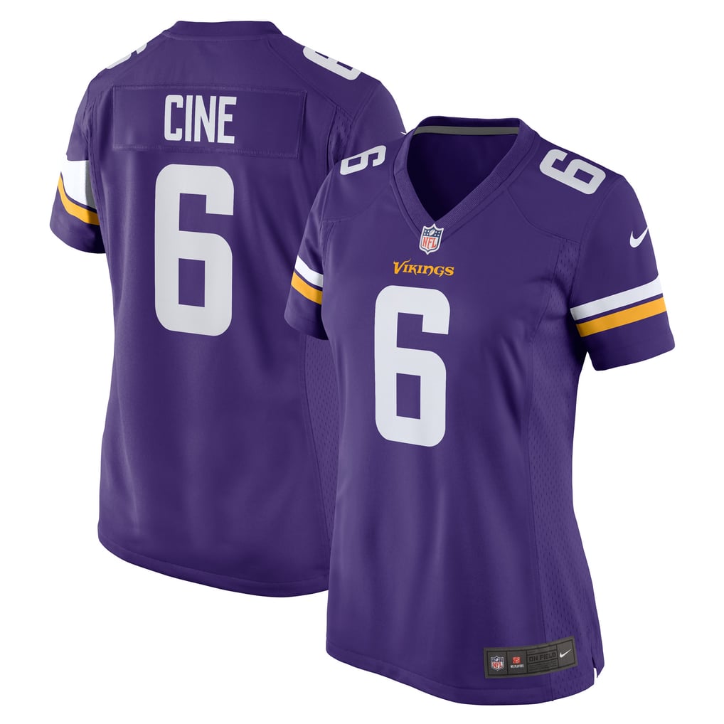 Women's Minnesota Vikings Lewis Cine Nike Purple Game Player Jersey - Image 2
