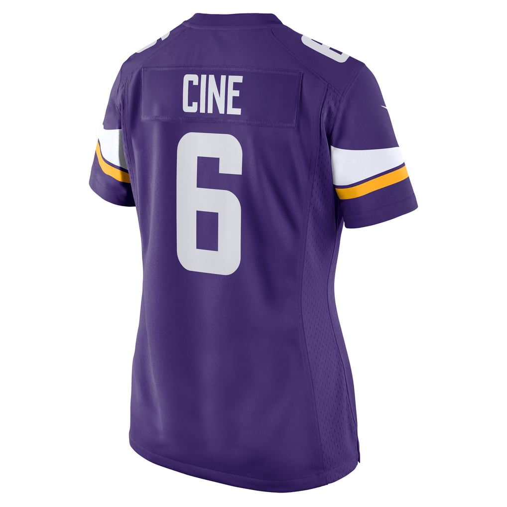 Women's Minnesota Vikings Lewis Cine Nike Purple Game Player Jersey - Image 4