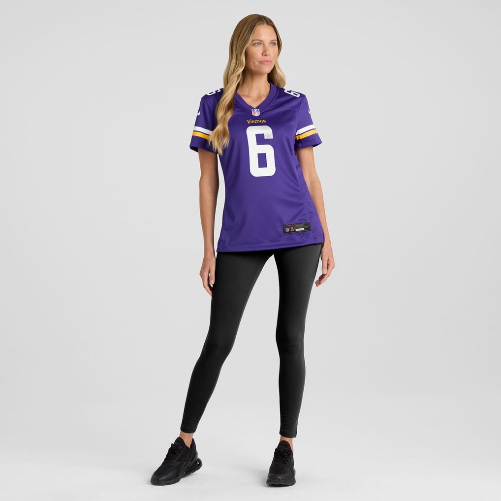 Women's Minnesota Vikings Lewis Cine Nike Purple Game Player Jersey - Image 5